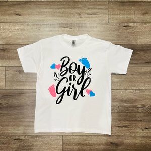 Gender Reveal Shirts, Girl or Boy, Shirts, Reveal Party Shirts, Gender Reveal